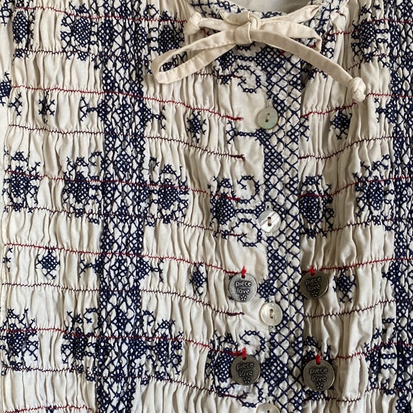 Boho-embroidered Sleeveless Top - Picture 5 of 13